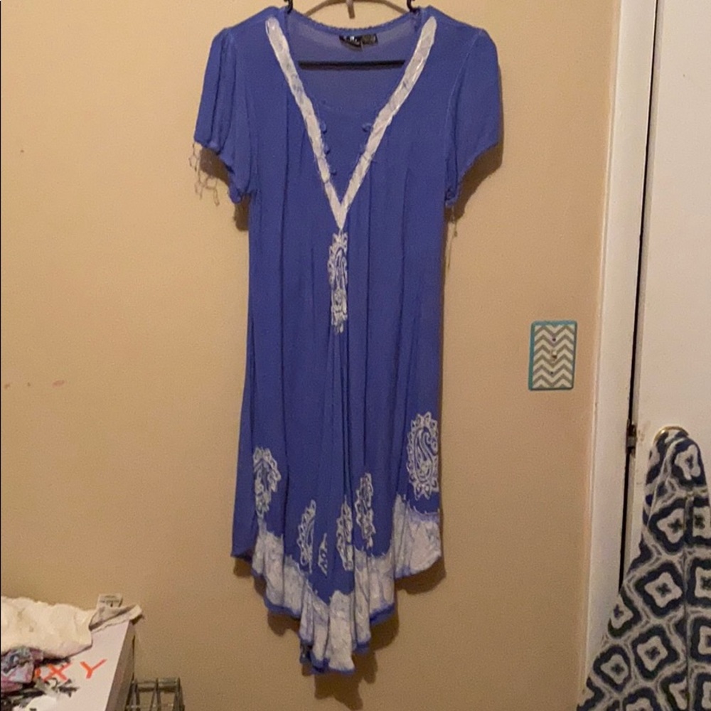 Blue dress